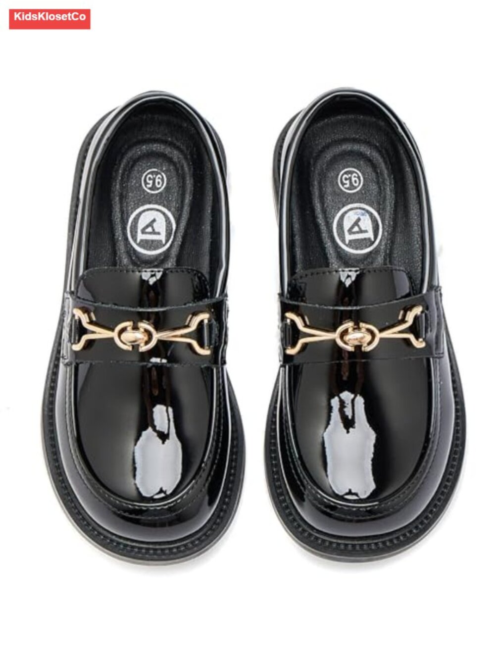 Patent Leather Penny Loafers Slip-On School Uniform Shoes